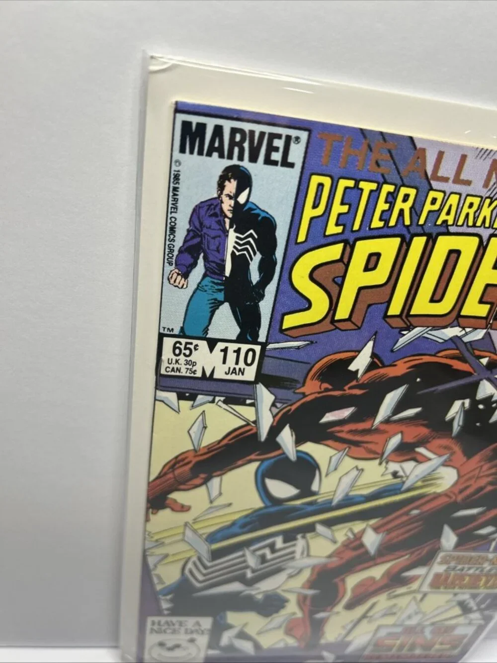 Peter Parker, The Spectacular Spider-Man #110 (Jan 1986) - Hi Grade Comic Book